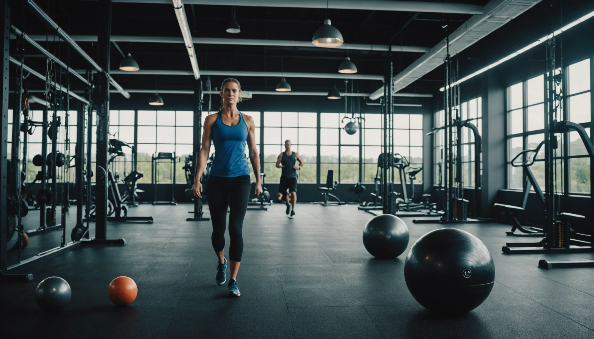 séance de sport en salle