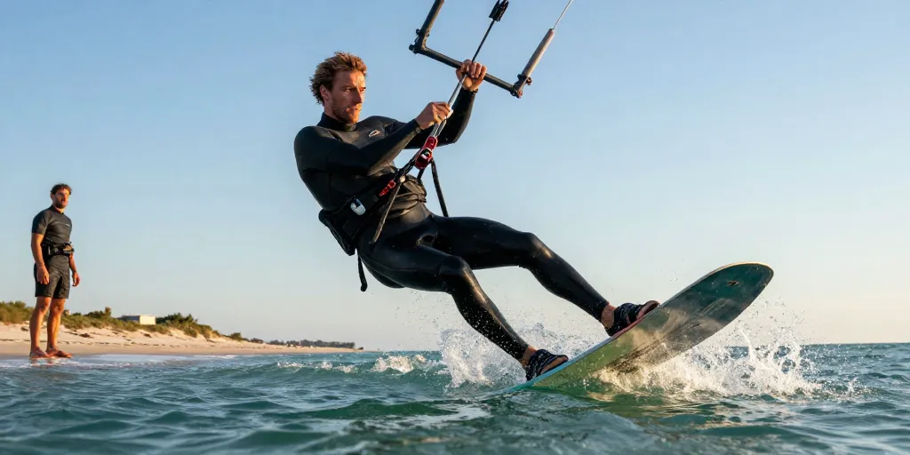 sauter en kitesurf
